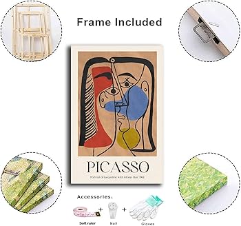 Amazon.com: SFXLUCART Poster Wall Art Picture Pablo Picasso
