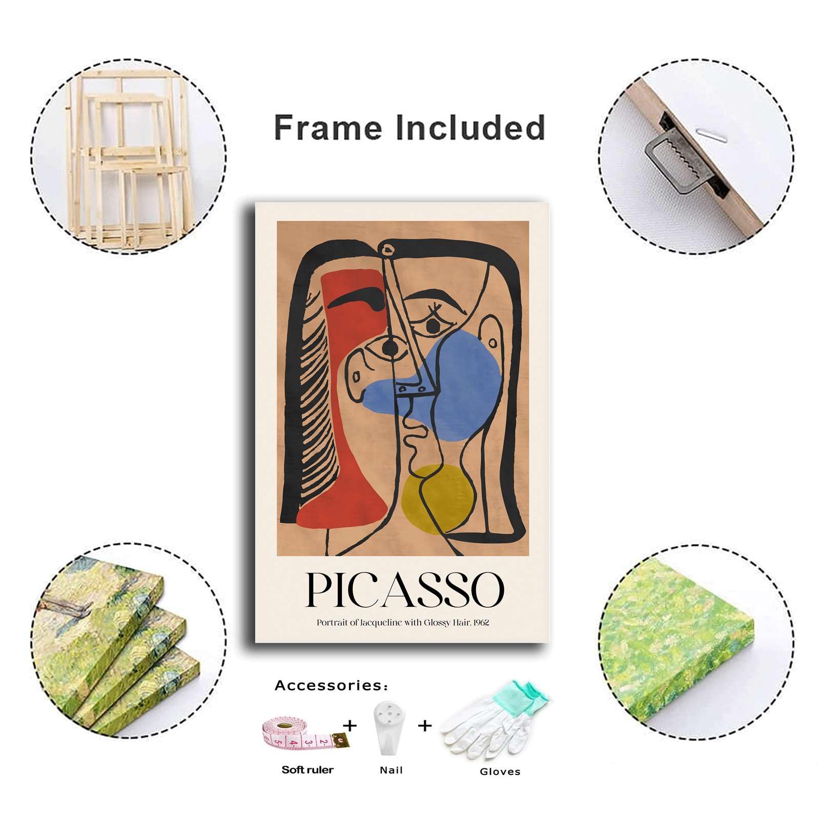 Amazon.com: SFXLUCART Poster Wall Art Picture Pablo Picasso