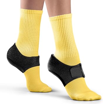 Dr. Luke Plantar Fasciitis Relief - Heel Cups for Foot Pain Relief Heel Protectors with Thick High-Elastic Gel Pads Women 6-12, Men 7-11"