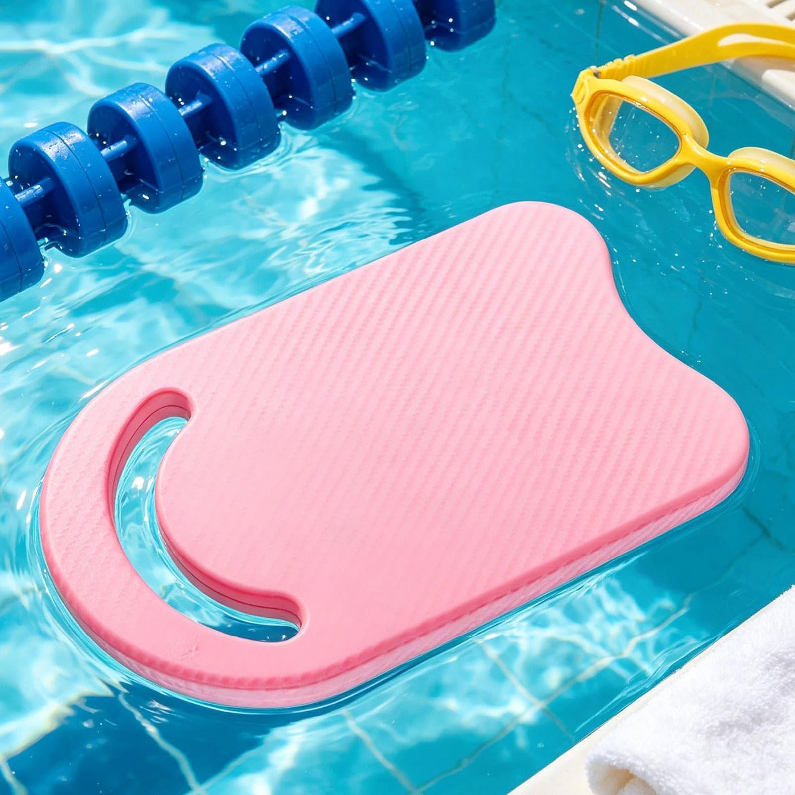 2 Pezzi Tavola da Nuoto Unisex con Manico Tavola da Allenamento Nuoto in Schiuma Eva Tavoletta da Nuoto A Forma di U Facile da Afferrare per Principianti Spiaggia Vacanza Esercizio