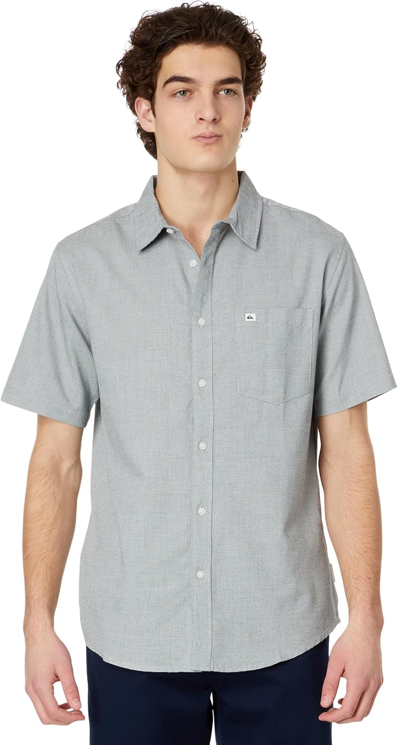 Quiksilver Mens Quiksilver Men's Shoreline Classic Button Up Woven Top