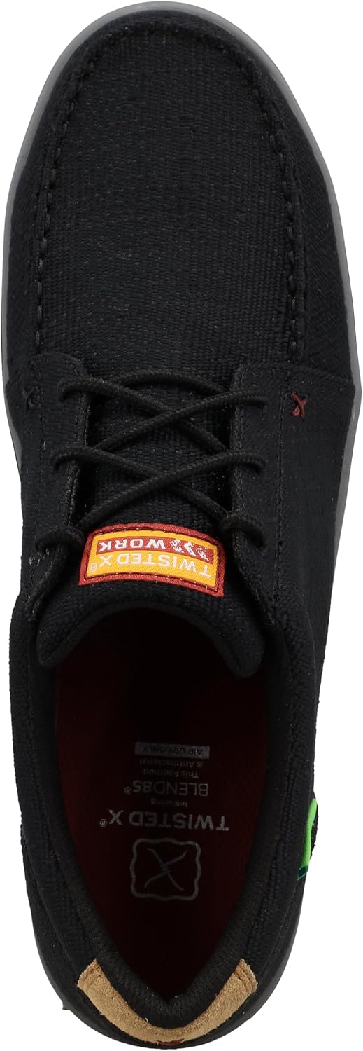 Twisted X Men's Nano Composite Toe Kicks Work Shoes, Black, 11 W