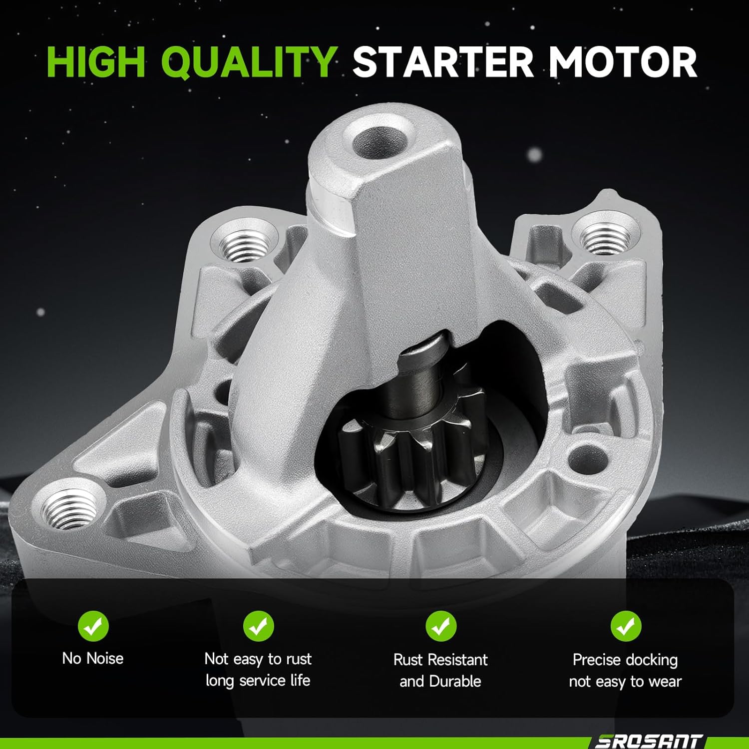 New Starter Compatible with Chrysler 300 2005-2010, Dodge Challenger 2009-2010, Charger 2006-2010, Magnum 2005-2008 V6 2.7 3.5 L, M000T21171 04608800AA 336-2099 SMT0298 19025N