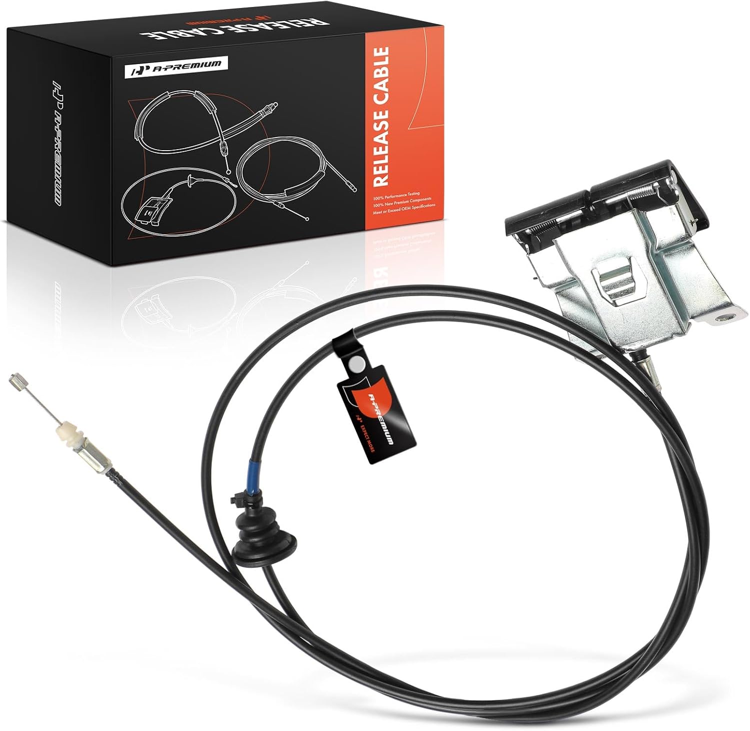 A-Premium Front Hood Latch Release Cable Without Handle Compatible with Nissan Altima 2016 2017 2018, 79.33 Inch