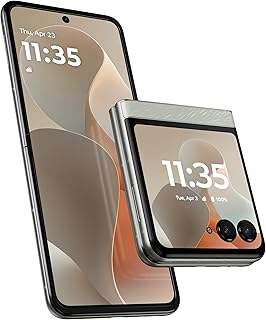 Motorola(モトローラ) motorola razr 60｜12GB/512GB｜ライトスカイホワイト｜SIMフリースマホ 本体 端末｜折りたたみスマホ｜NFC/FeliCa 対応｜正規代理店品｜6.9インチ｜有機EL｜FHD+｜IP48防水防塵｜大容量バッテリー 4,500mAh｜PB8E0002JP