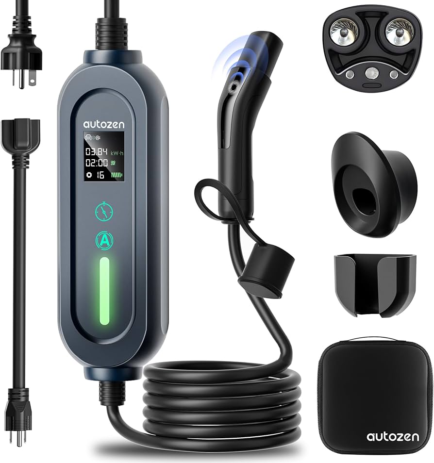 Amazon.co.jp: autozen レベル 1/2 テスラ壁充電器、16Amp 3.84KW