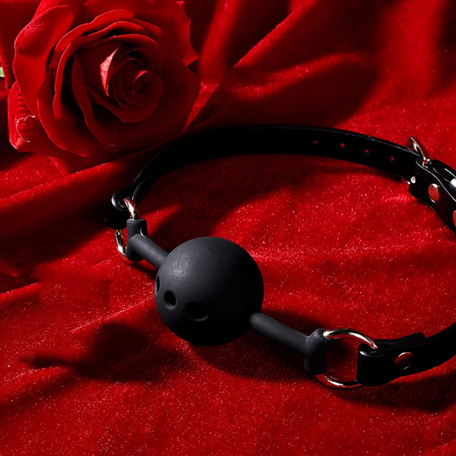 Silicone Ball Gags Adult Sex Toys Fetish Open Mouth Ballgags Adjustable BDSM Oral Gag Restraints for Beginners Couples