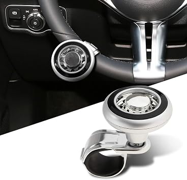 Steering Wheel Knob Spinner, Car Steering Wheel Spinner Accessory Knob, Car Accessories Vehicle Steering Wheel Spinners Ball Durable Suicide Knob Universal Fit for All Cars, Trucks, Semis