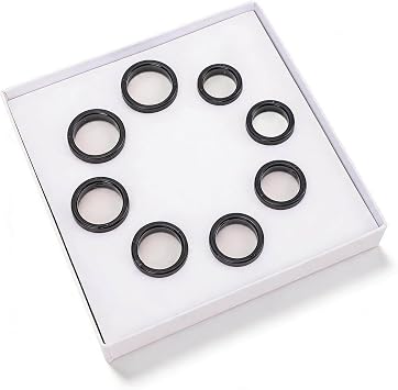 Smart Ring Sizer 8 Pcs 6-13, Plastic Health Ring Model for AIZO Ring, Oura Ring and Other Rings, Ring Measurement Tool for Choosing The Most Suitable Size