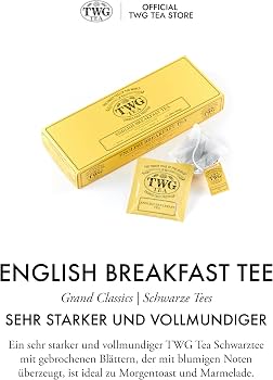 TWG Tea | English Breakfast Tea | Black Tea | Floral Undertones