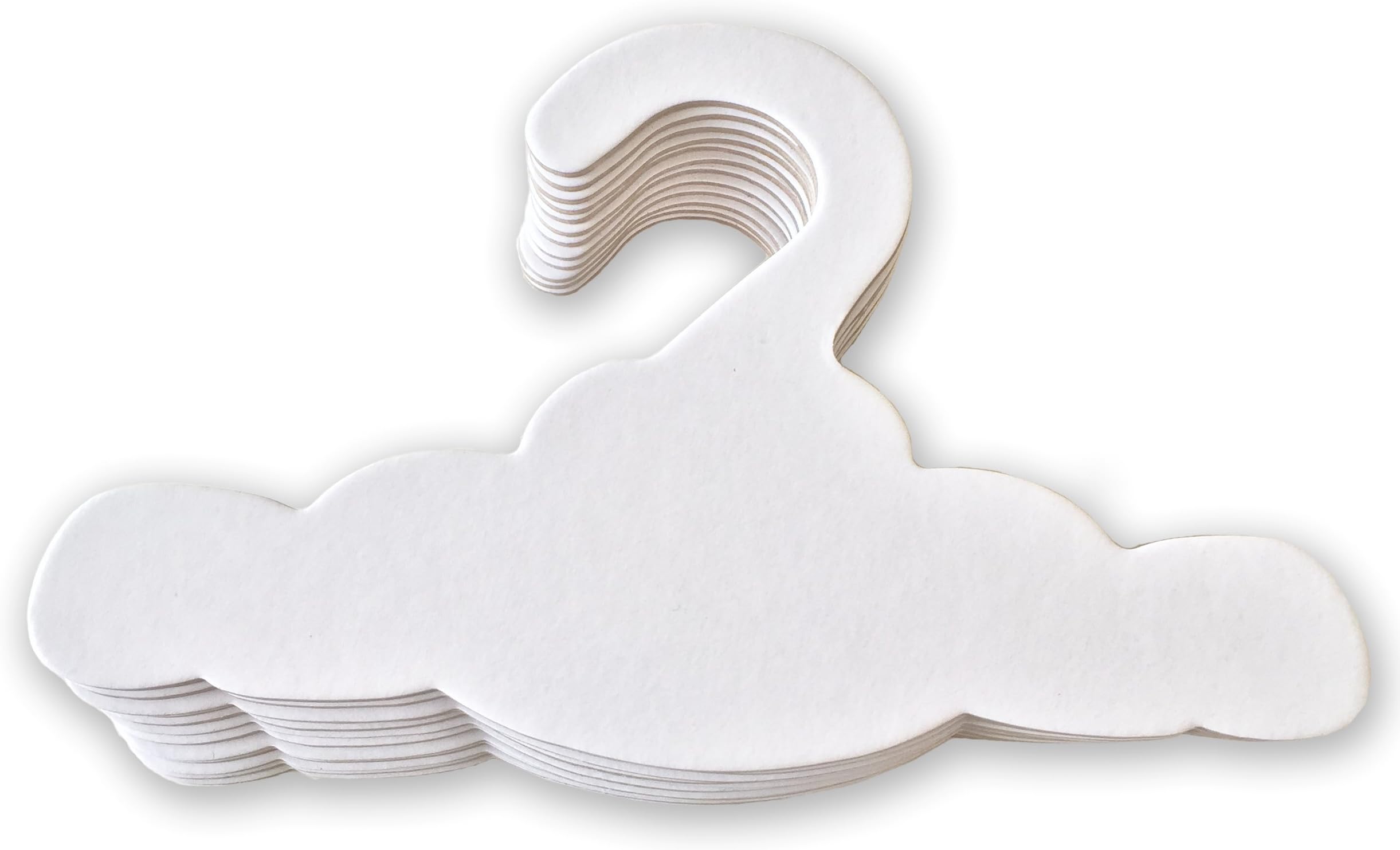 Eco-friendly Closet Hangers for Baby, Cloud Shaped, Set of 12