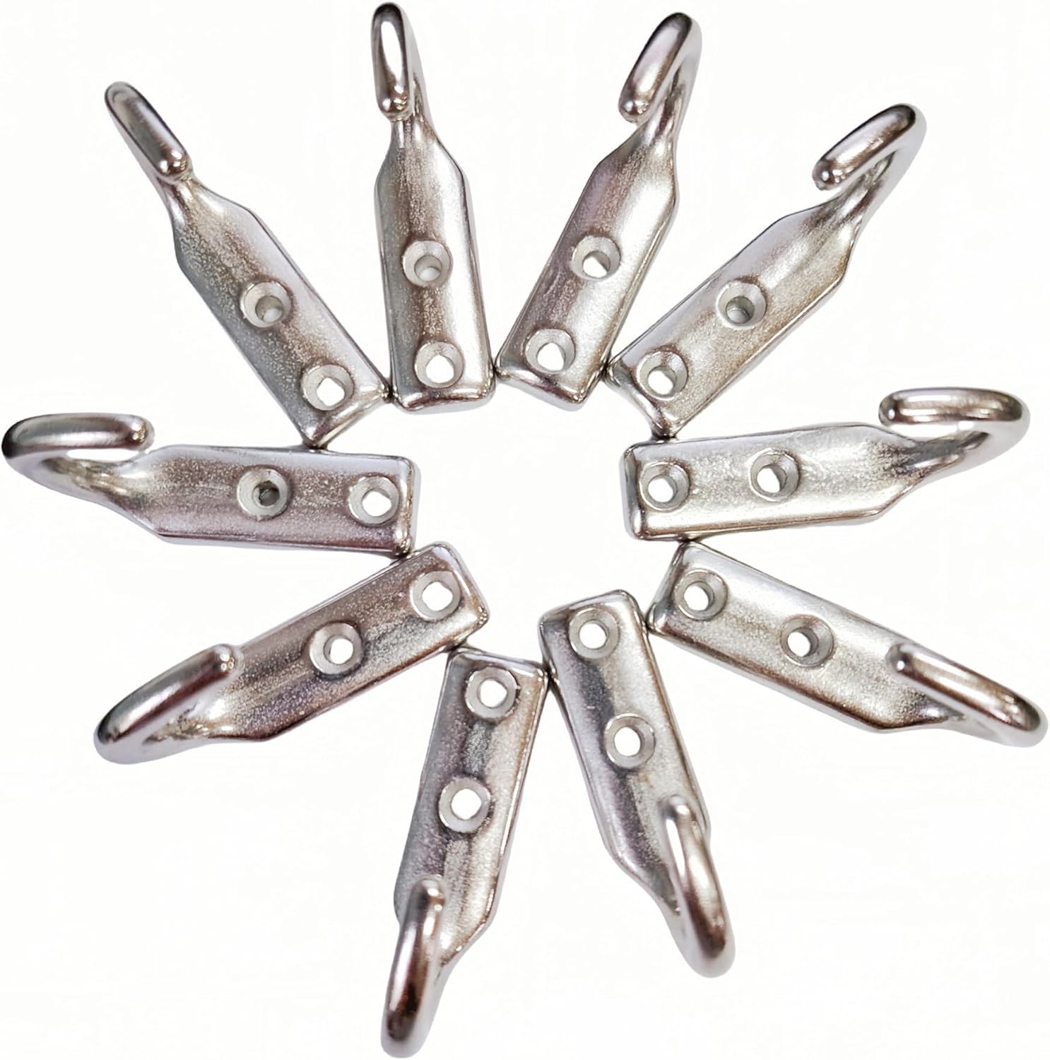 Amazon.com: Heavy Duty Stainless Steel 316 Wall Hooks, Marine Grade ...