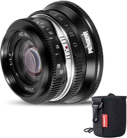 Amazon.com: Pergear 25mm F1.7 Large Aperture Manual Lens for FX