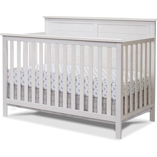 Sorelle Furniture Ashley Crib, Classic 4-in-1 Convertible Pannel Crib, Baby Crib Made of Wood, Non-Toxic Finish, Wooden Baby Bed, Toddler Bed, Child’s Daybed and Full-Size Bed, Nursery Furniture