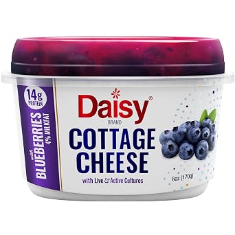 Daisy Blueberry Single 4% Cottage Cheese, 6 OZ