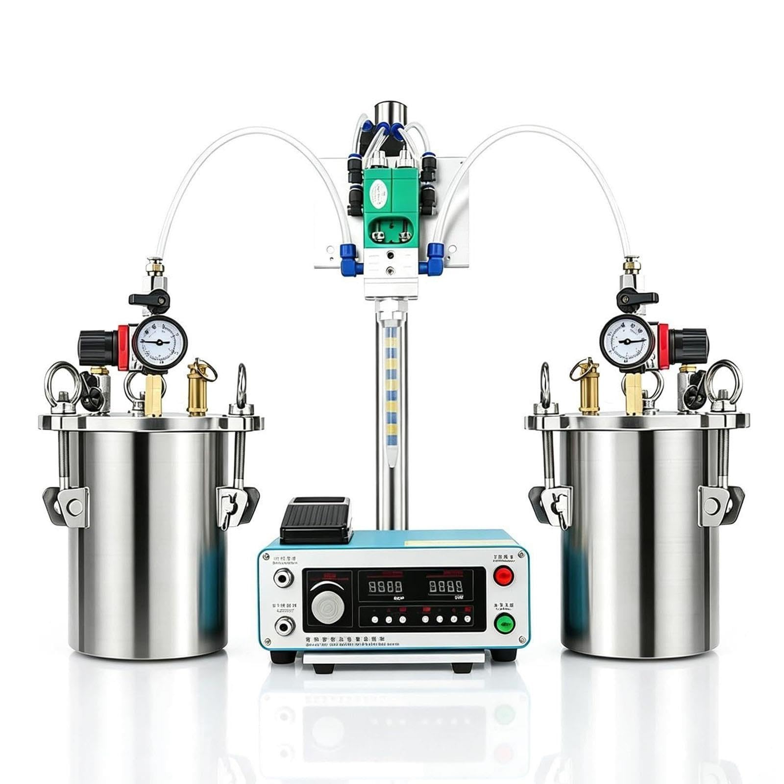 Dispenser automatico di colla a due liquidi, riempitrice di colla Ab