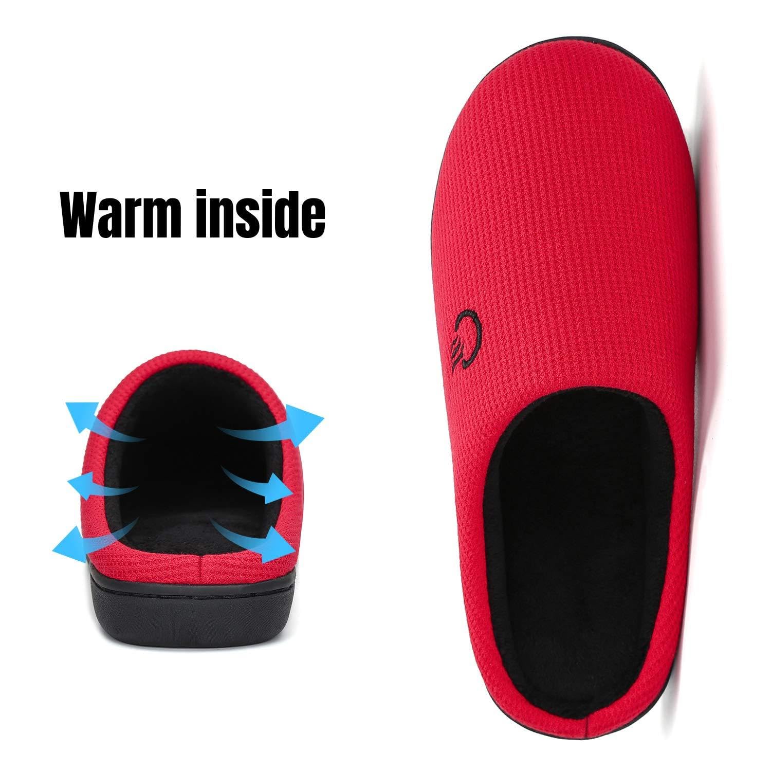 Mishansha Pantofole da uomo in memory foam da donna pantofole morbide e calde per la casa