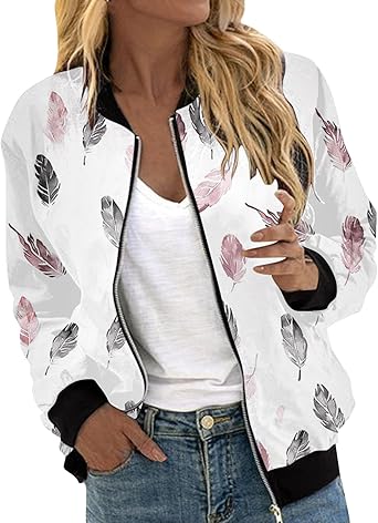 Bomberjack voor dames, oversized Y2K, pilotenjack met glitter en Bomberjack voor dames, oversized Y2K, pilotenjack met glitter en