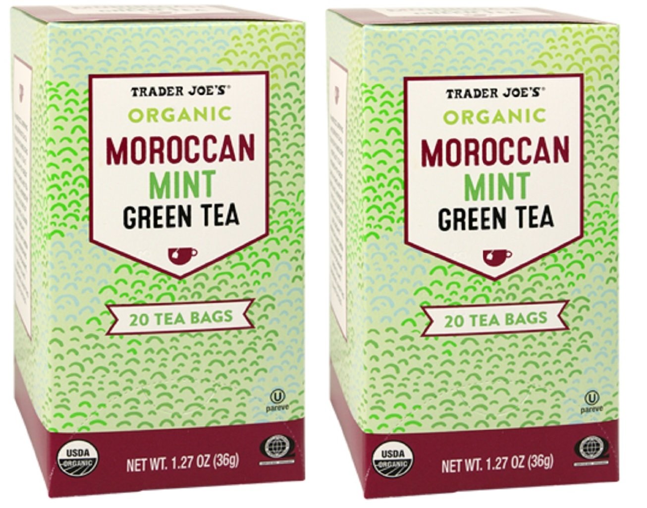 Trader Joes Moroccan Mint Green Tea - 2 pack