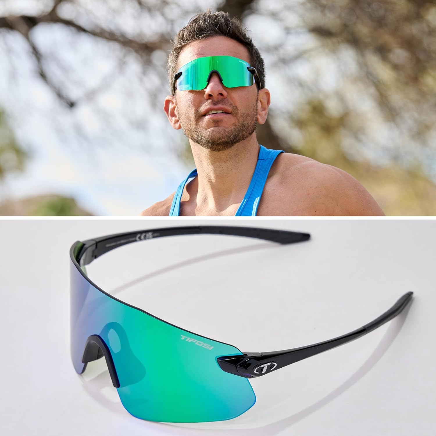 Tifosi Vogel SL Sport Sunglasses Men & Women - Ideal For Baseball, Cycling, Cricket, Golf, Hiking, Running - Image 4