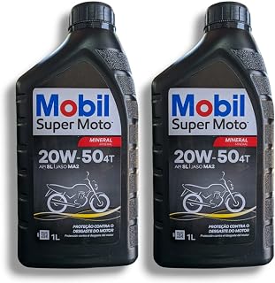 2 litros oleo mobil mineral 20w50 lander factor titan