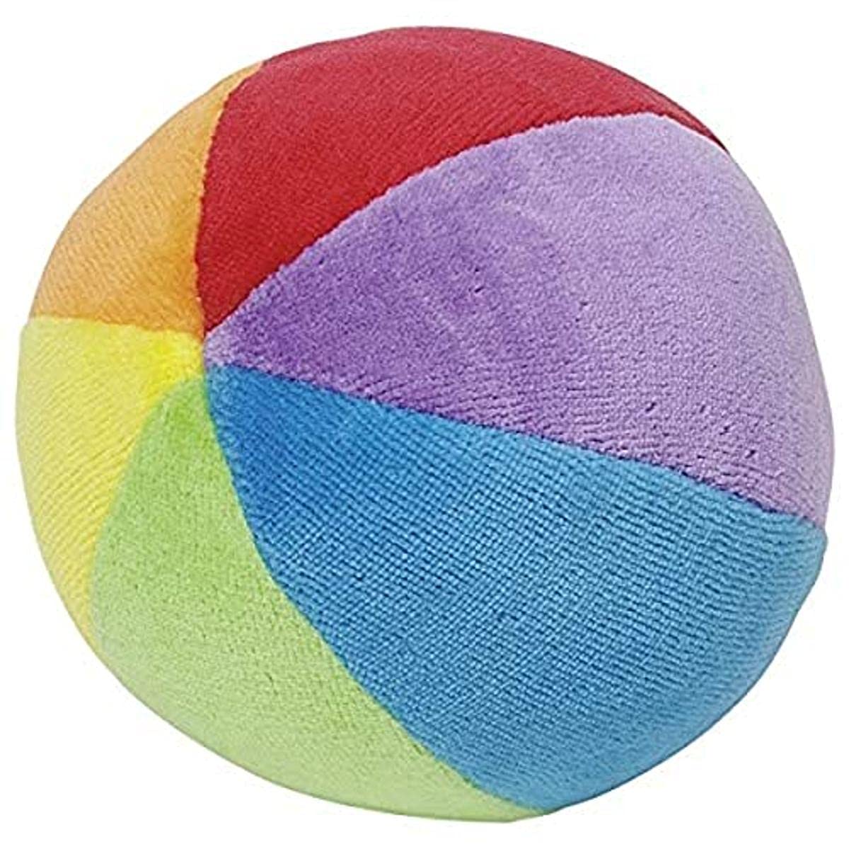 Cause - Hochet Tissu - Balle Velours avec Grelot 10 cm