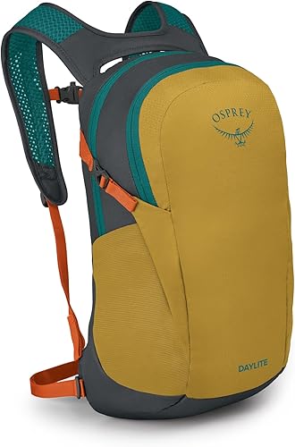 Vista 30 de Osprey Daylite - Mochila para viajes diarios, ligera, con funda para laptop, bolsillos para botellas Magma Marrón/Tungsteno