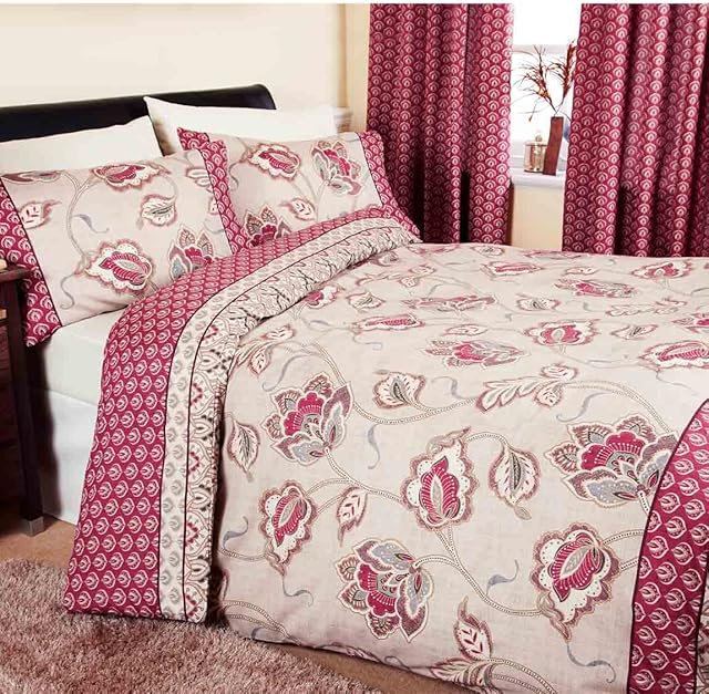 Catherine Lansfield Kashmir 66 x 72 Inch Eyelet Curtains Multi