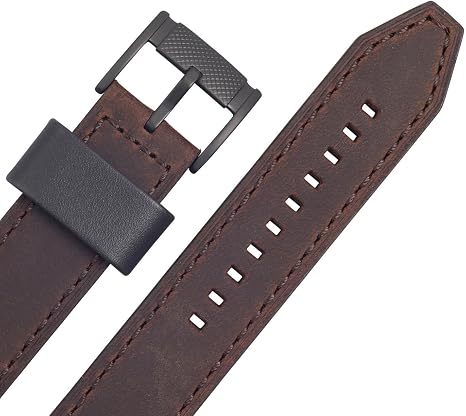 brown leather watch strap set FS-4656 