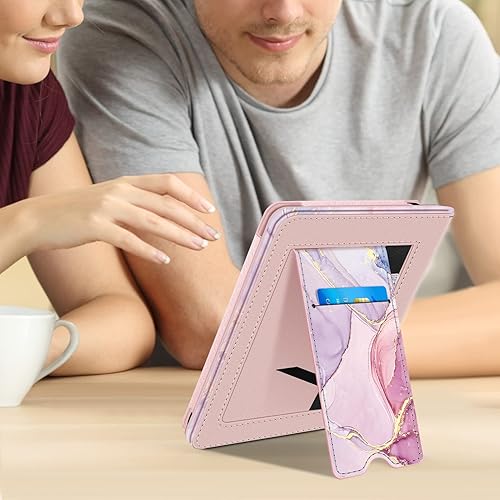 Miniatura 9 de Fintie Funda con soporte para Kindle de 6 pulgadas (versión 2022)  Funda de piel sintética con ranura para tarjeta y correa de mano para Kindle 2022
