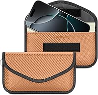 Vista 11 de TICONN Faraday - Bolsa para llavero, protector de jaula Faraday de 3.5 x 5.0 pulgadas, bloqueo de señal RFID para automóvil, bolsa antirrobo