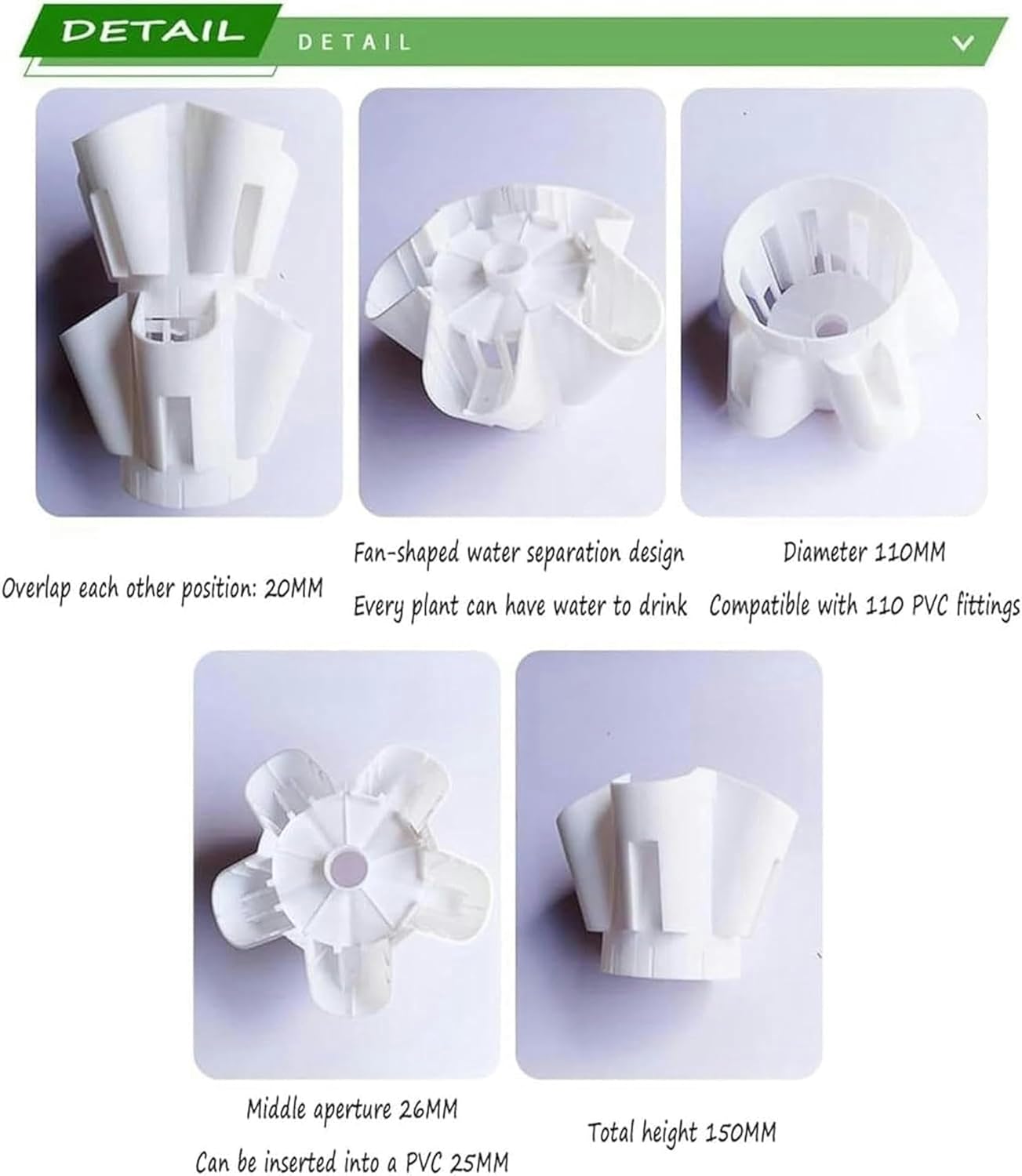 AMNOOL Hydroponics Growing System Tower Hydroponics Growing System Tower, 8 Layer/10 Layer/12 Layer, Indoor Herb Garden Kit Complete Herb Growing Set /1pc