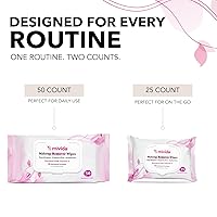 Vista 8 de mivida Toallitas desmaquillantes hipoalergénicas a granel con vitamina E, paquete de 200 unidades (4 × 50) paquete de valor, toallitas de maquillaje