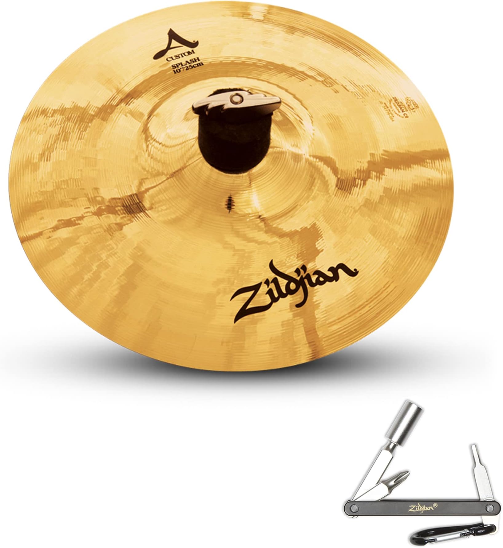 20542 10" Custom Splash Brilliant Drumset Cymbal W/Blend Balance With ZKEY