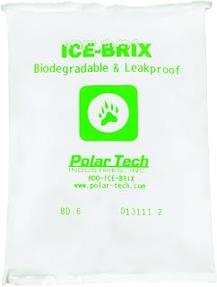 BOX USA BIBB6 Ice-Brix Packs, 6 oz., 5 1/2" x 4" x 3/4", White (Pack of 96)