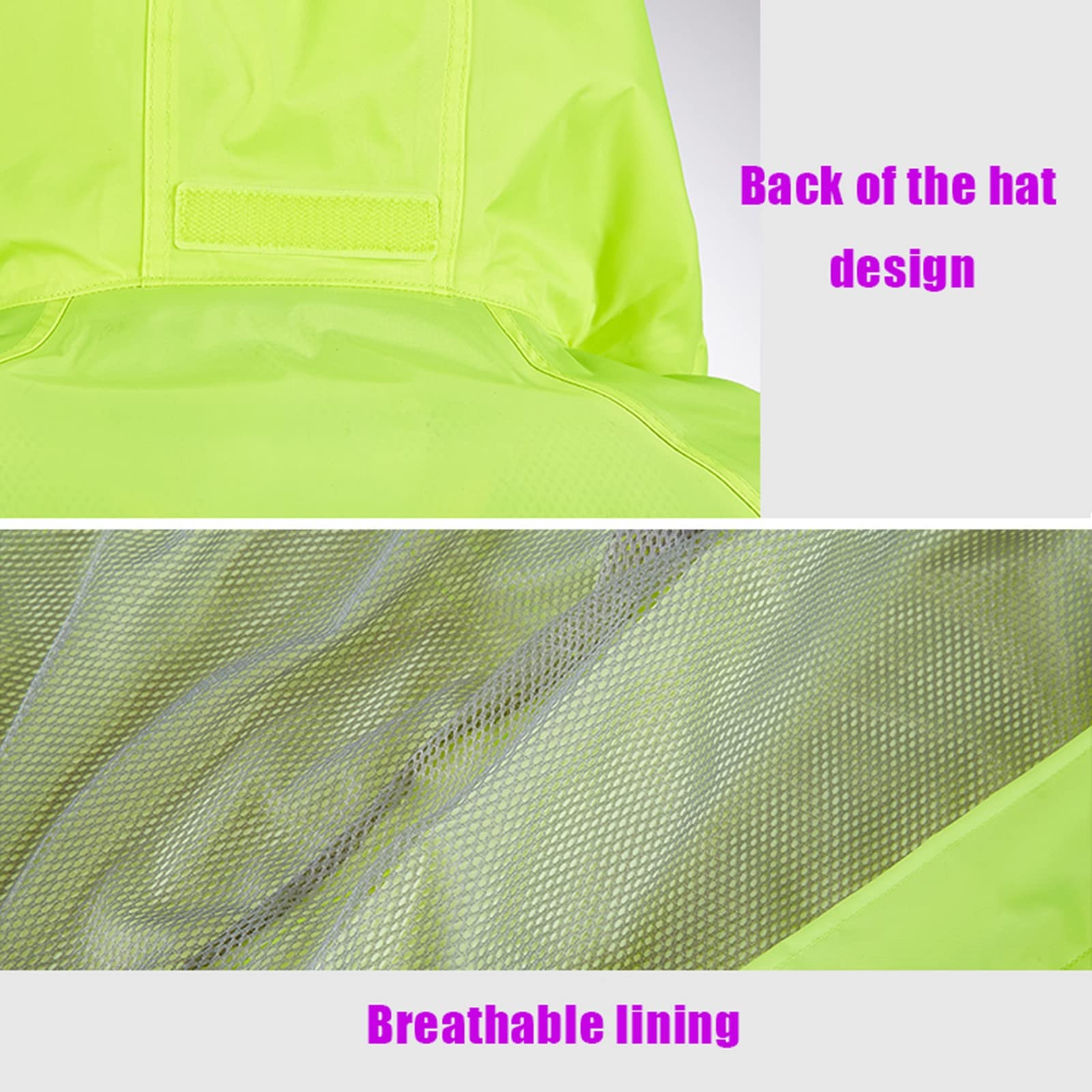 Vestito da pioggia (giacca + pantaloni), cappotto a pioggia impermeabile al 100%, poncho di pioggia unisex traspirante, cucitura nastrata, per campeggio, escursioni o qualsiasi attività all'aperto
