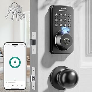 Fingerprint Keypad Deadbolt with Handle