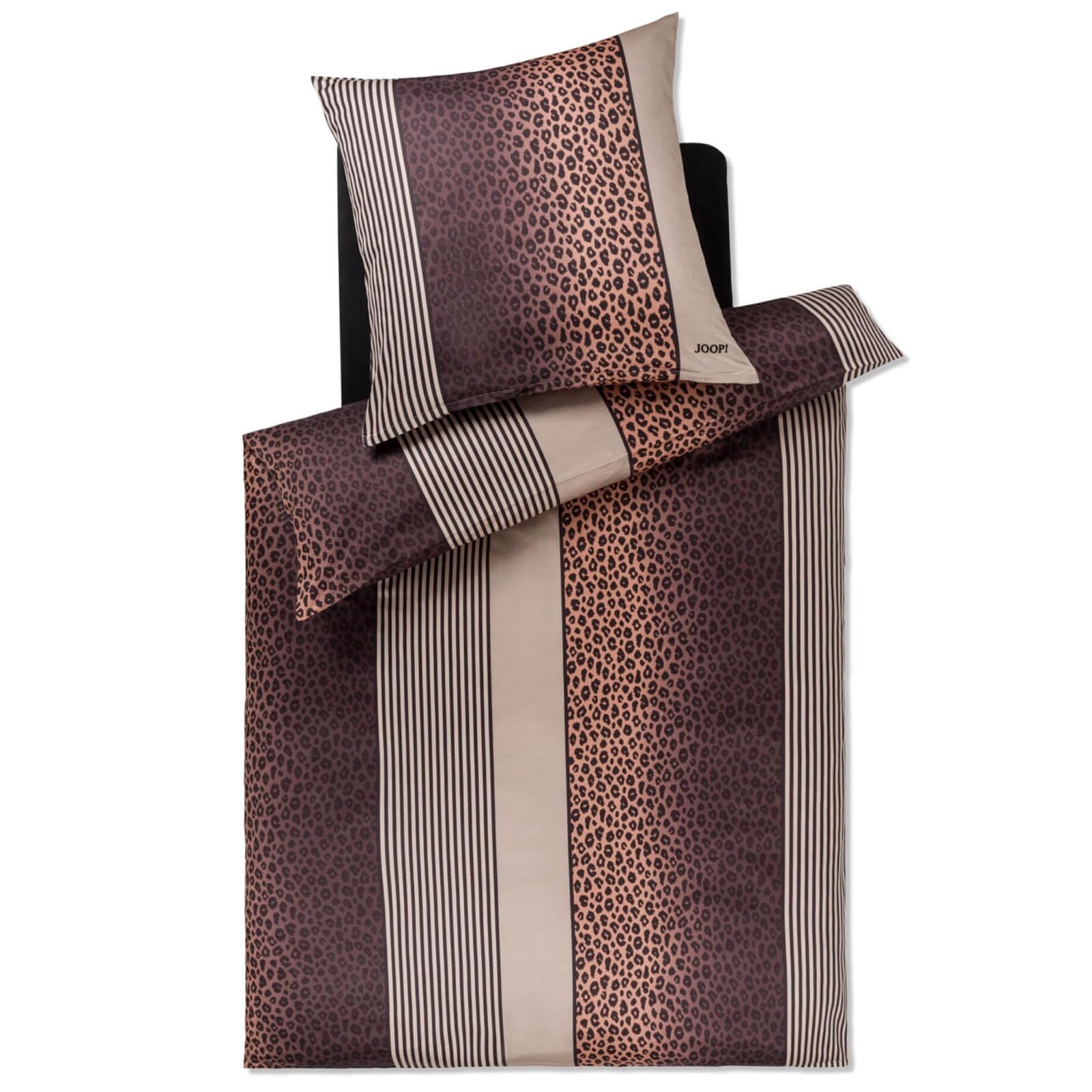 Joop! Bettwäsche Leo Mako-Satin Taupe – 135x200 cm (80x80 cm)