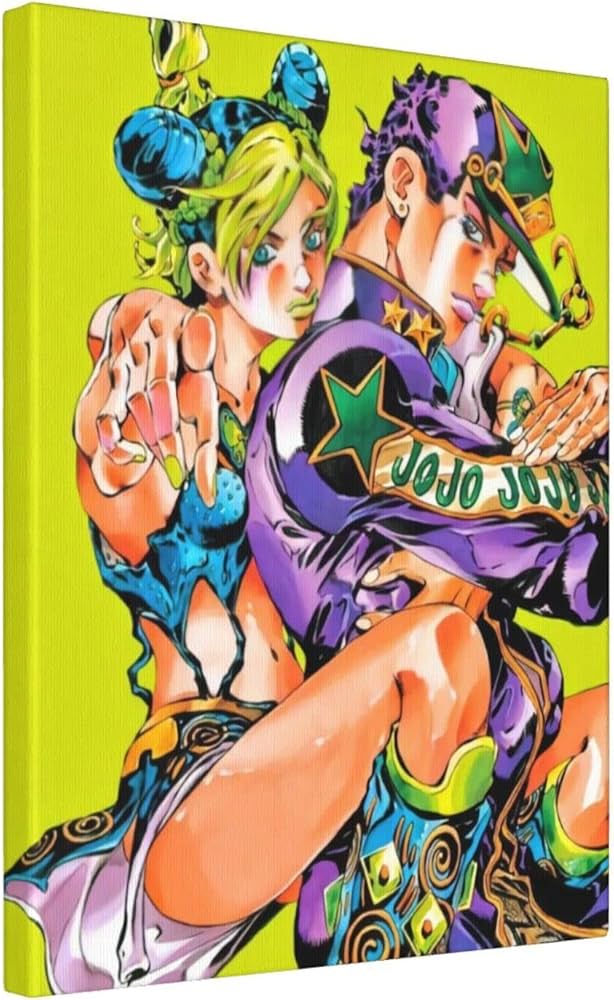 Amazon｜アートパネル ジョジョの奇妙な冒険 アニメ アートフレーム