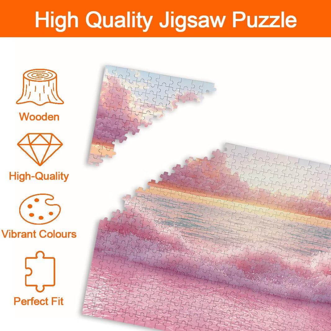 Puzzle Playa, Puzzle 5000 Piezas, Rompecabezas, Regalo Mujer, Decor -8350