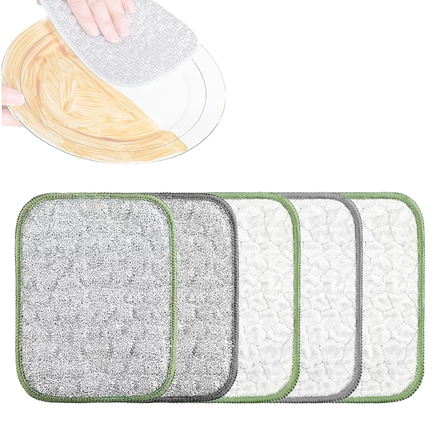 Multipurpose Wire Dishwashing Rags for Wet and Dry 2025 Upgraded Double-Sided Cleaning Cloth Reusable Wire Miracle Cleaning Cloths
