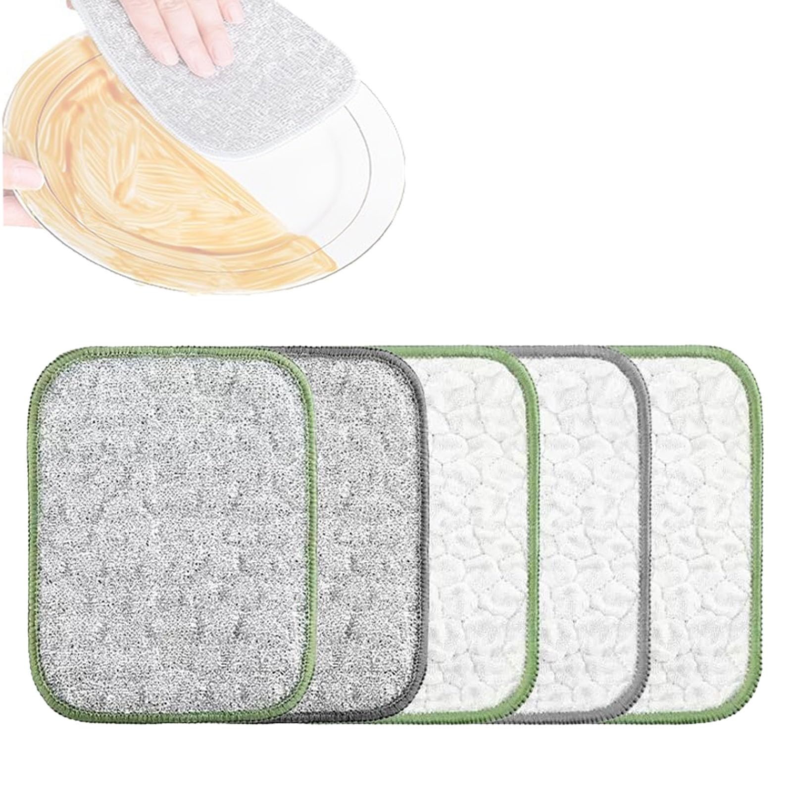 Multipurpose Wire Dishwashing Rags for Wet and Dry 2025 Upgraded Double-Sided Cleaning Cloth Reusable Wire Miracle Cleaning Cloths