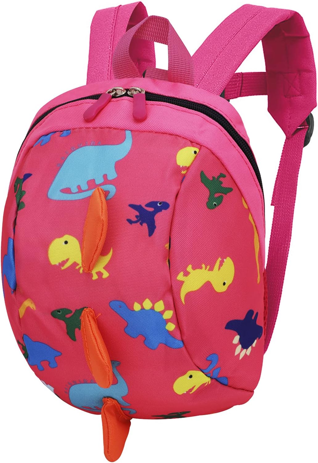 Moonlove Kids Toddlers Cute Dinosaur Walking Safety Harness Backpack Baby Walker's Bag With Safety Reins Belts Travel Bag Cartoon Nursery School Backpack for Boys Girls