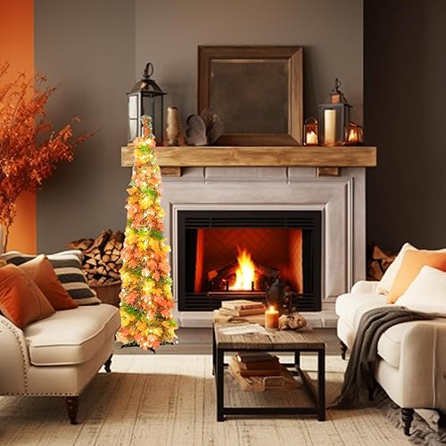 Miniatura 8 de Decoración de otoño, árbol de otoño, gran decoración de otoño para porche del hogar, decoración de porche de otoño, decoraciones de Acción