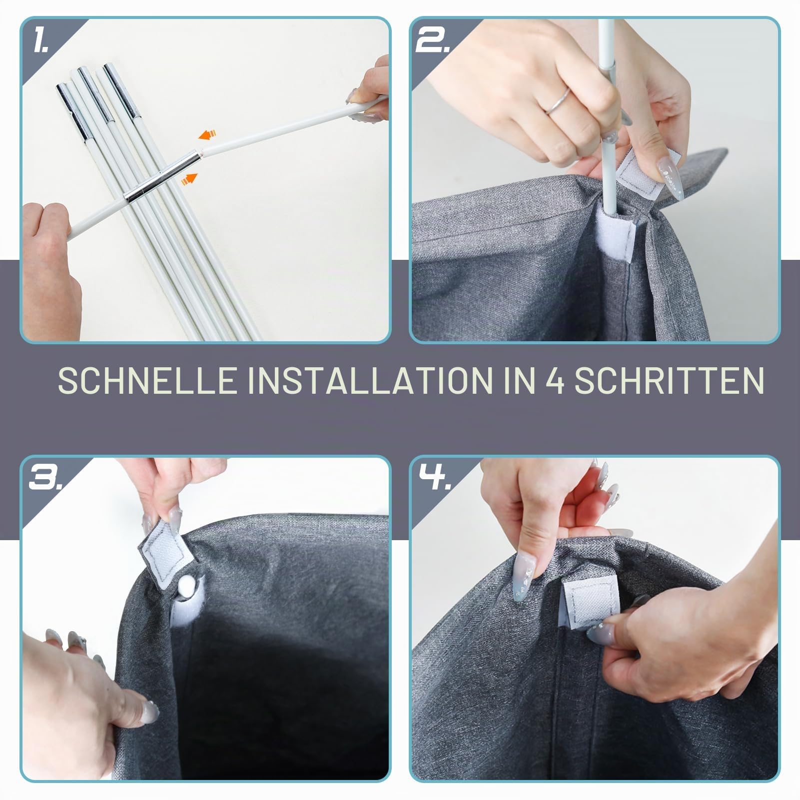 Pfandflaschen Sammelbehälter mit Deckel Abnehmbarem Beutel, 100L Recyclingbehälter Pfandflaschen Aufbewahrung Mülleimer Küche Pfandbehälter Sammel-Behälter Leergut Altglas Aufbewahrung (grau)