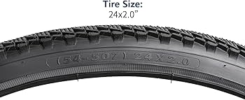 YUNSCM 24′ Bike Tires & Tubes Set, 2-Piece, Schrader Valve, Compatible - View #9