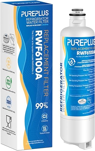 PUREPLUS BORPLFTR50 Reemplazo para Filtro de Agua Ultra Claridad Pro de Bosch 11025825 para Refrigerador, Compatible con 12033030, 12028325,