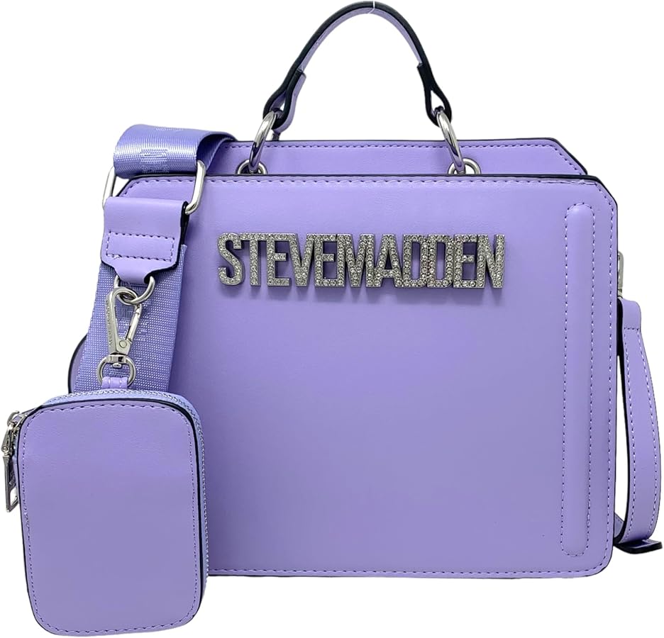 Steve Madden Women Bevelyn Convertible Crossbody Bag Shoulder, One