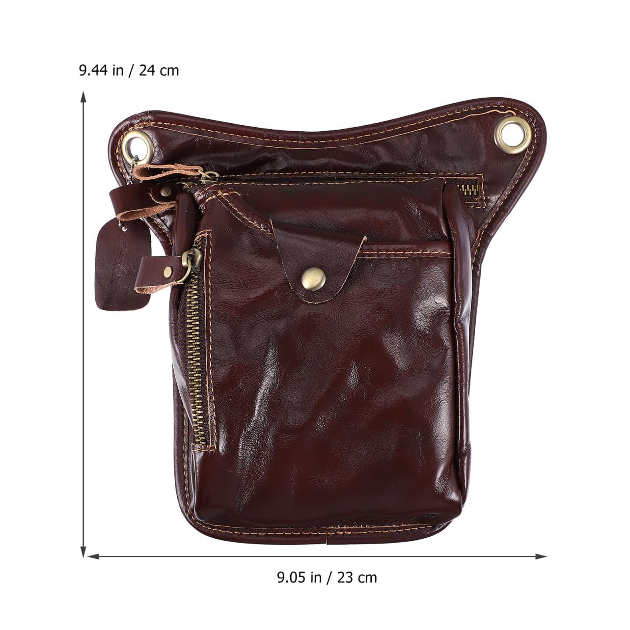 1 Szt Męska Torba Na Nogę Męska Torba w Stylu Retro z Paskiem w Talii Torba Biodrowa Dla Mężczyzn Skórzana Torba Na Ramię Retro Torba Na Telefon Torba Na Udo Rower Klasyczny Męskie