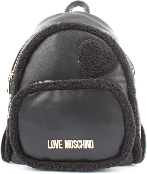 Love Moschino Zaino pu+Eco shearlingNero. JC4299PP08KF100A : Amazon.it:  Valigeria